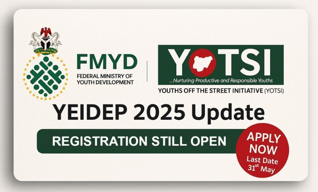 YEIDEP Nigeria Youth Program 2025 Registration